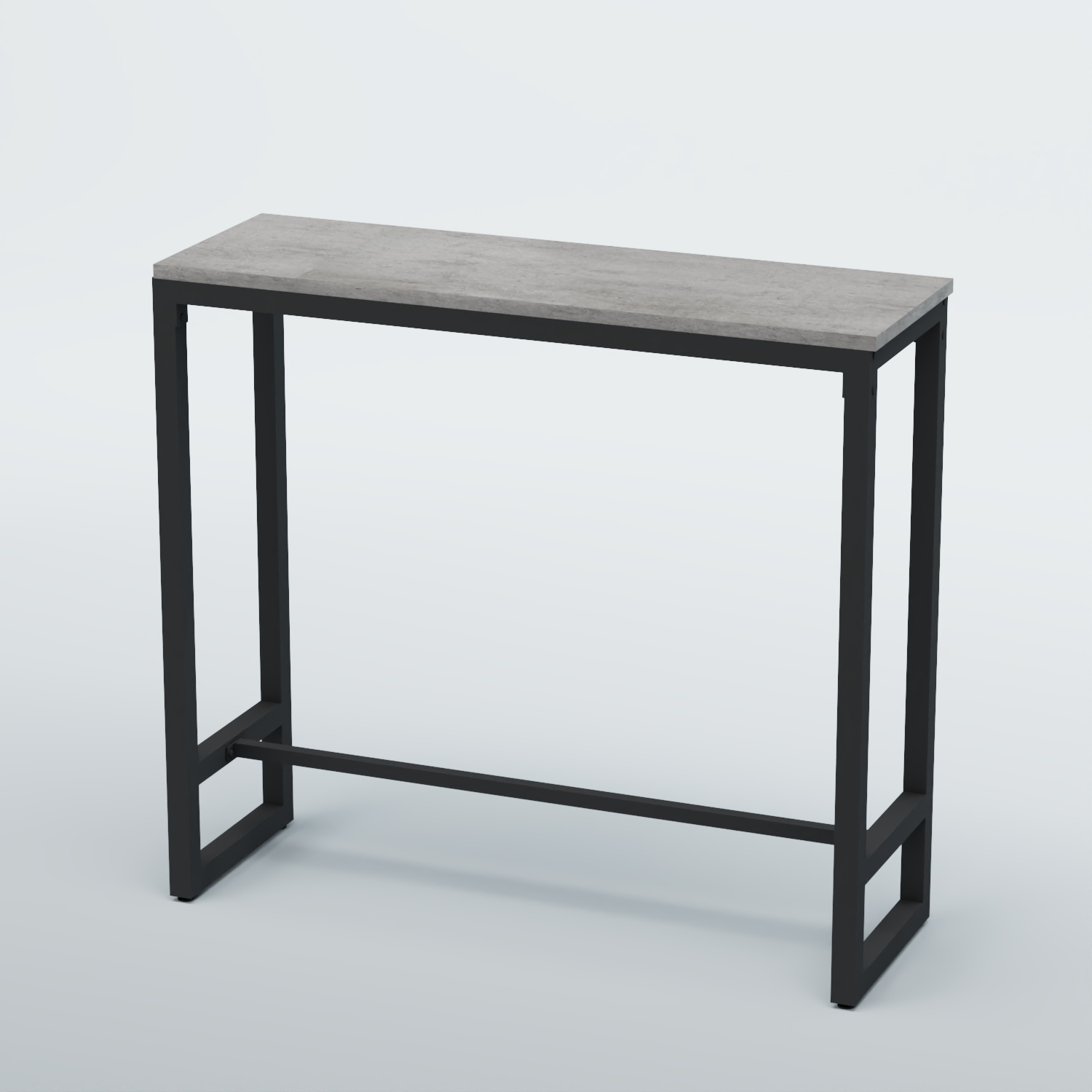 Барный стол "Кофе-брейк" №8 Бетон Чикаго светло-серый F186 ST9