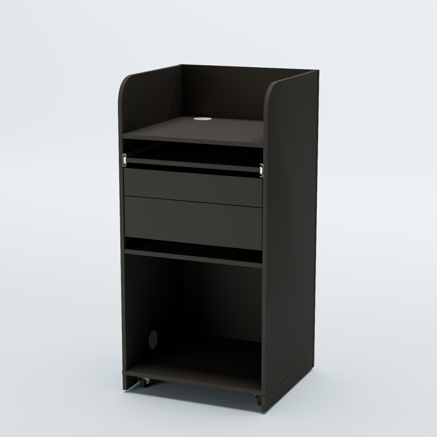 Стойка официанта "Бармен" №3 передвижная Черный