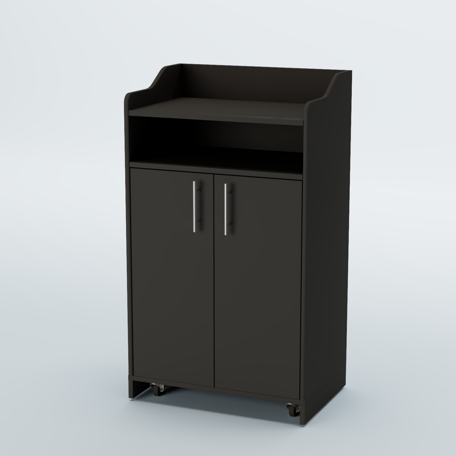 Стойка официанта "Бармен" №4-П передвижная Черный