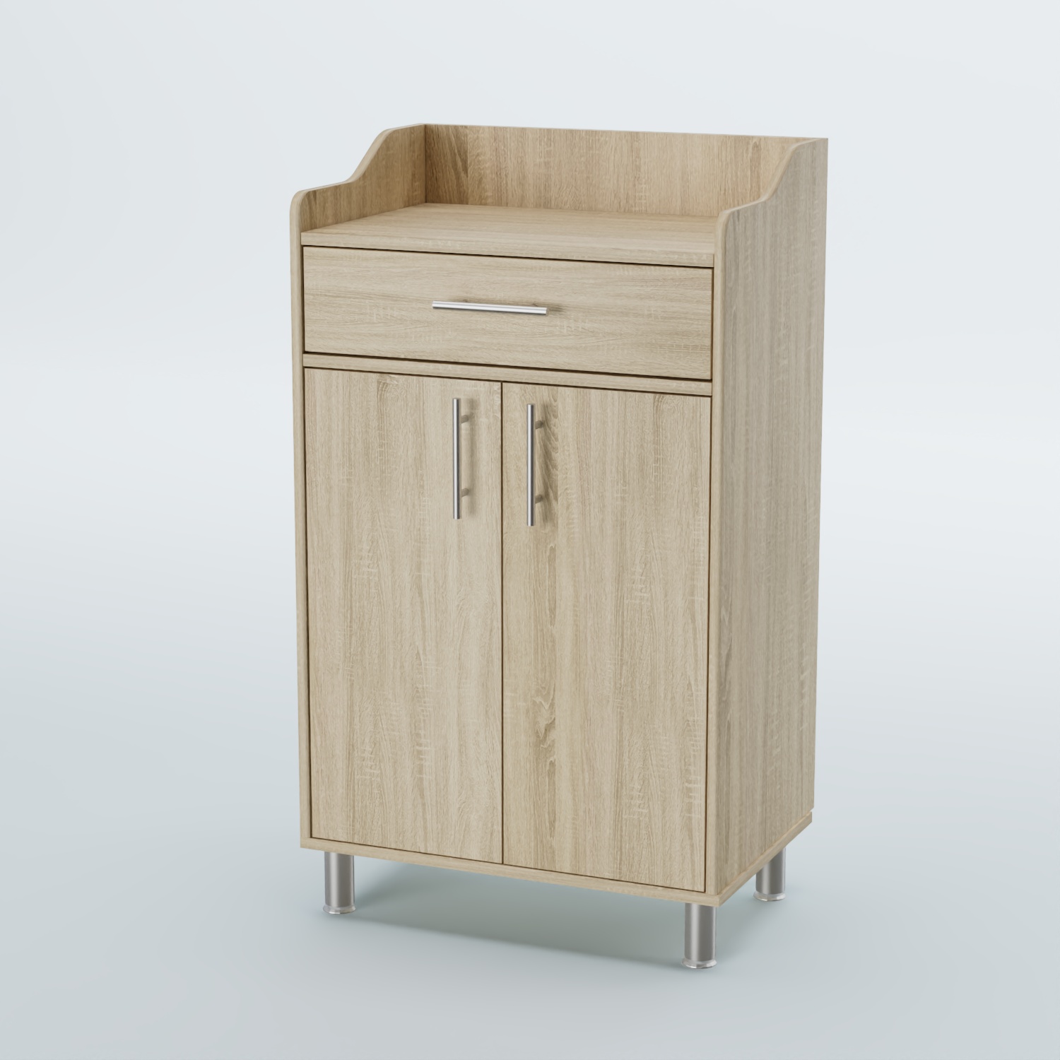 Стойка официанта "Бармен" №5-Н на ножках Дуб Сонома