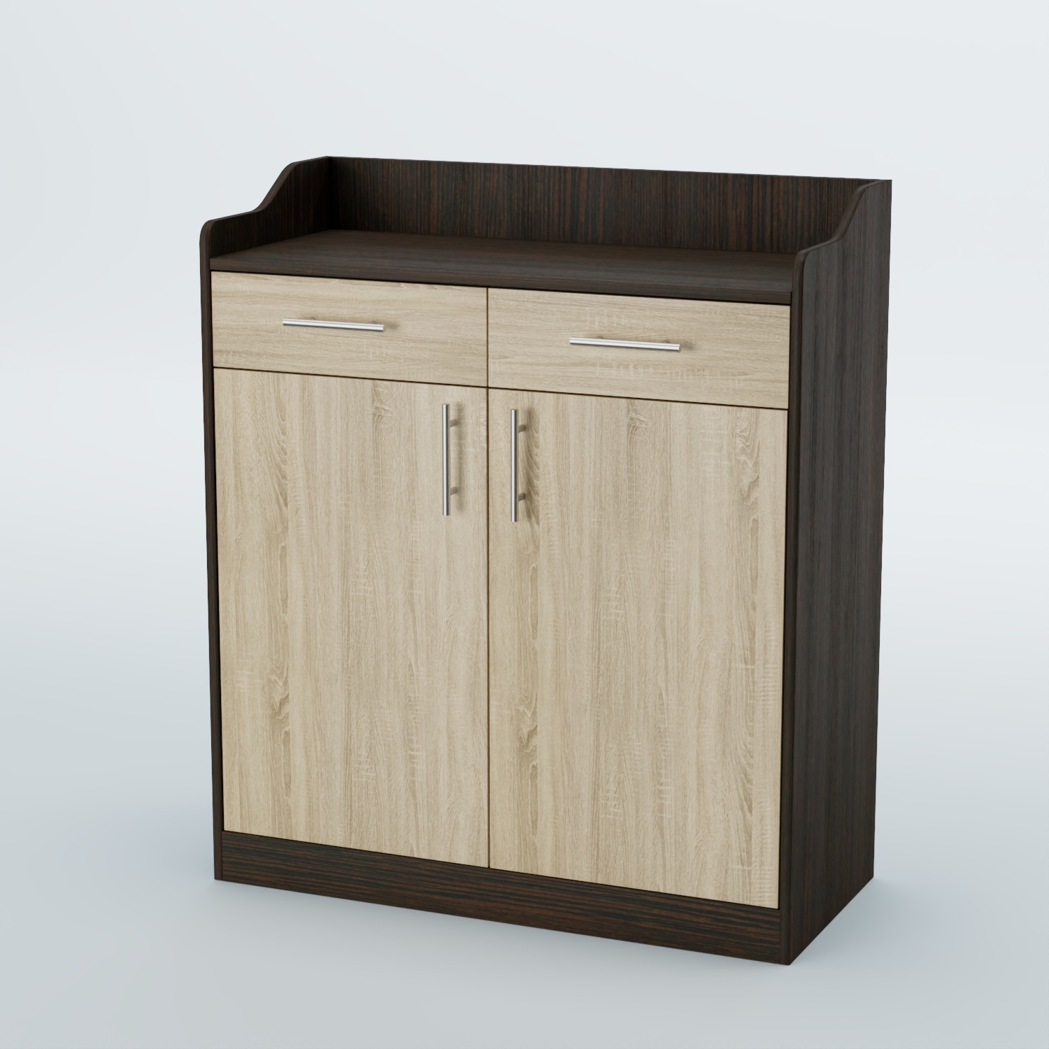 Стойка официанта "Бармен" №6 Дуб Венге + Дуб Сонома