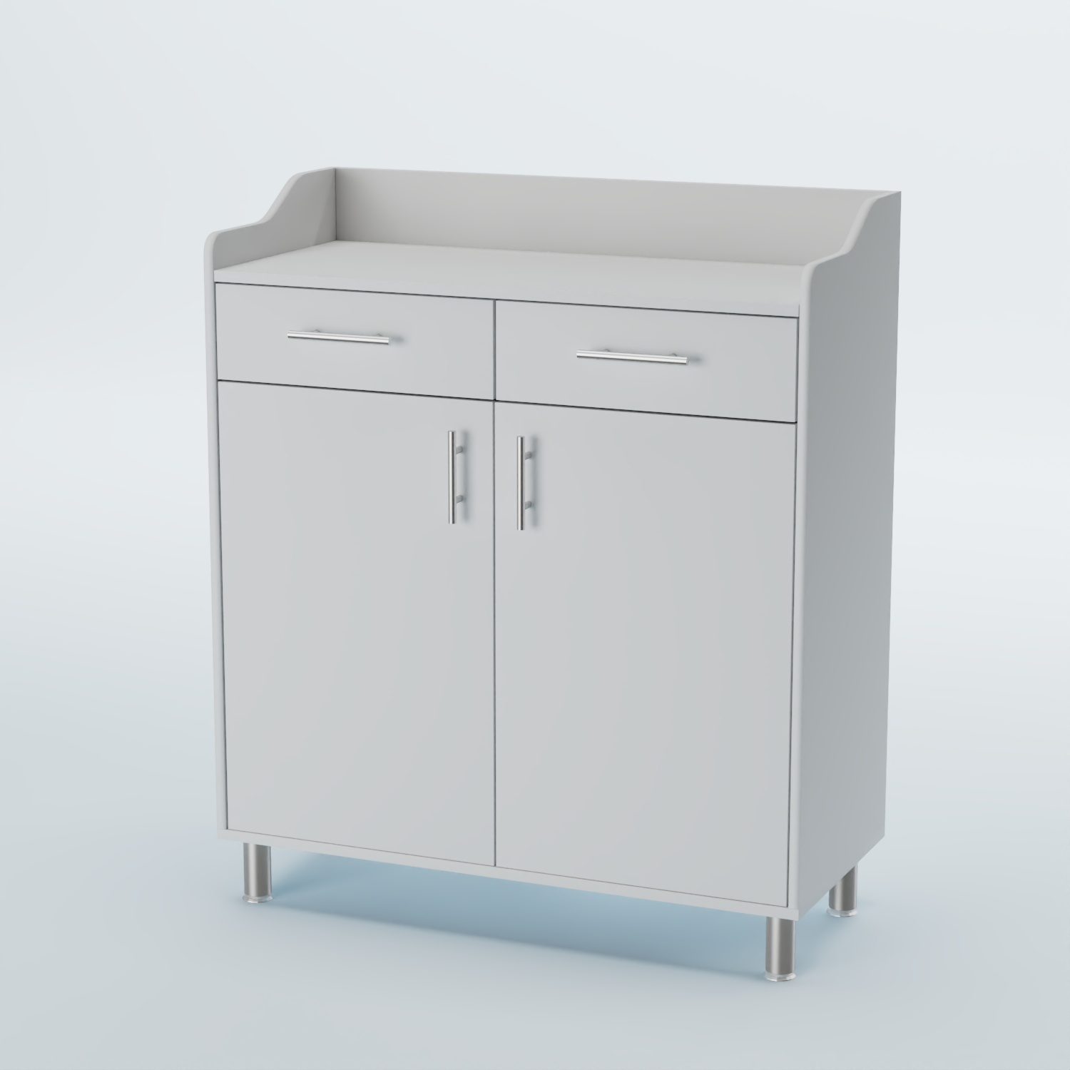 Стойка официанта "Бармен" №6-Н на ножках Белый