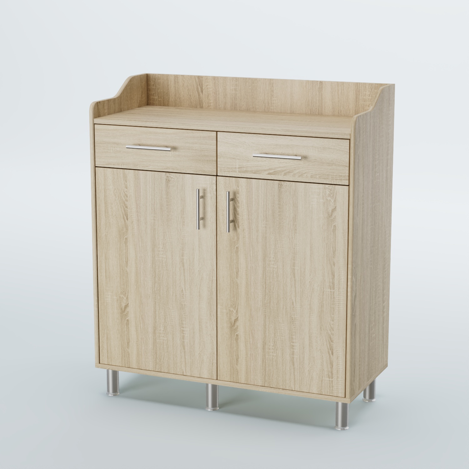 Стойка официанта "Бармен" №6-Н на ножках Дуб Сонома