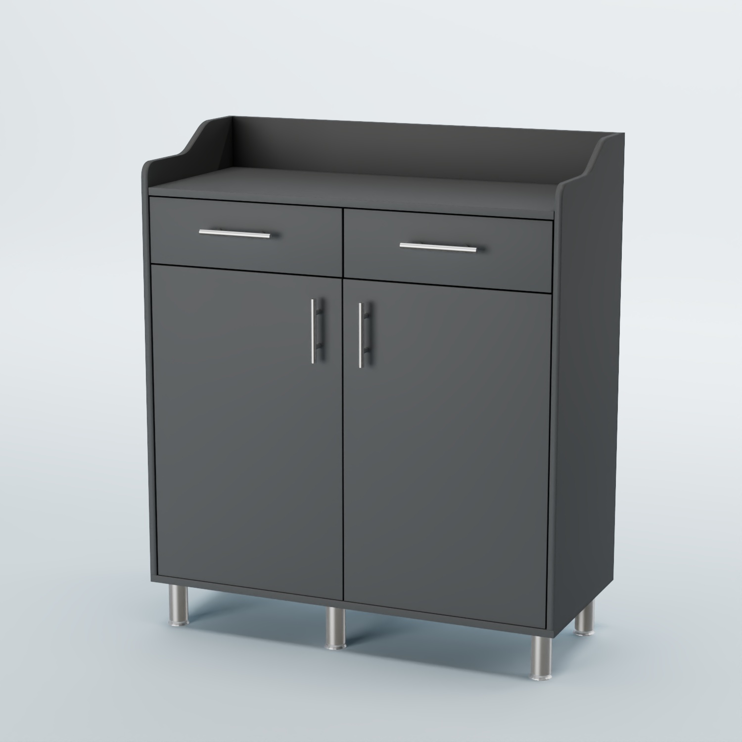 Стойка официанта "Бармен" №6-Н на ножках Темно-Серый