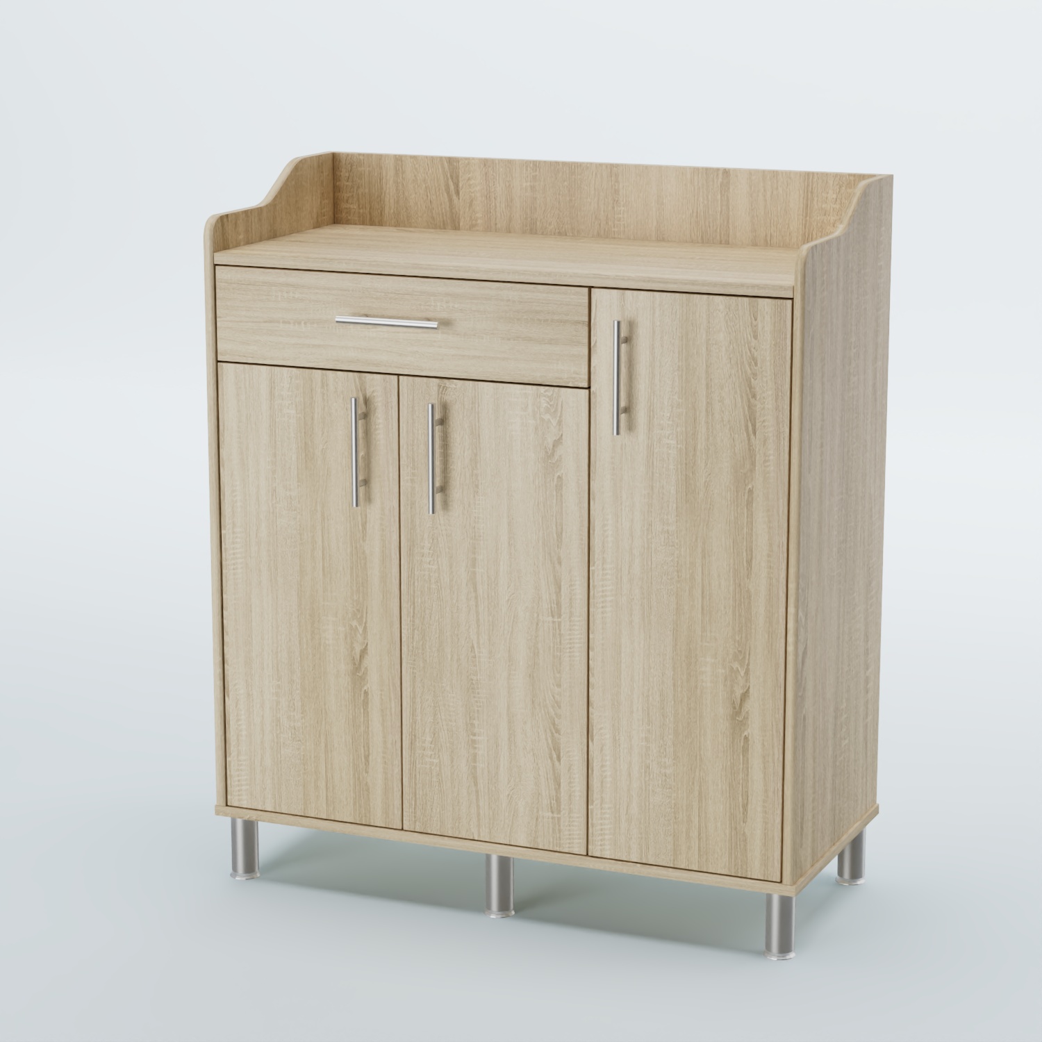 Стойка официанта "Бармен" №7-Н на ножках Дуб Сонома