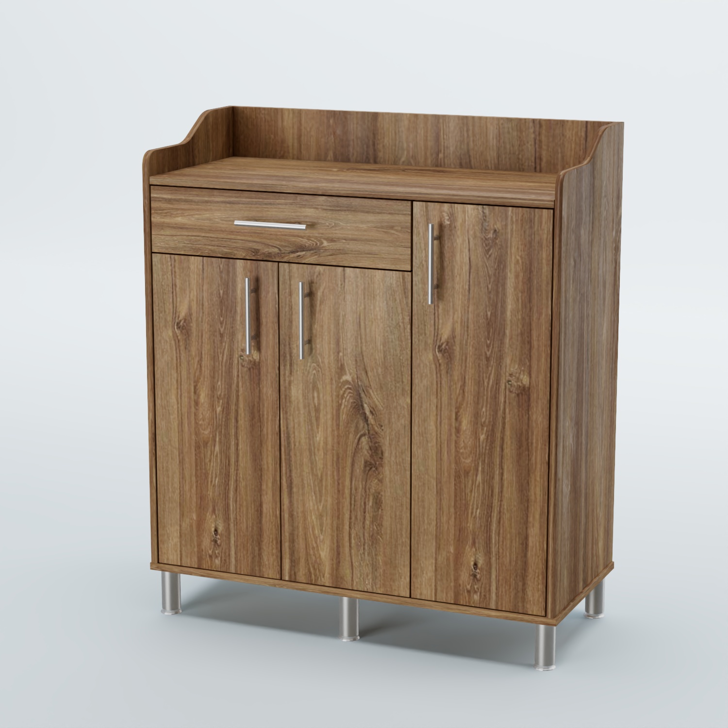 Стойка официанта "Бармен" №7-Н на ножках Дуб Канзас коричневый