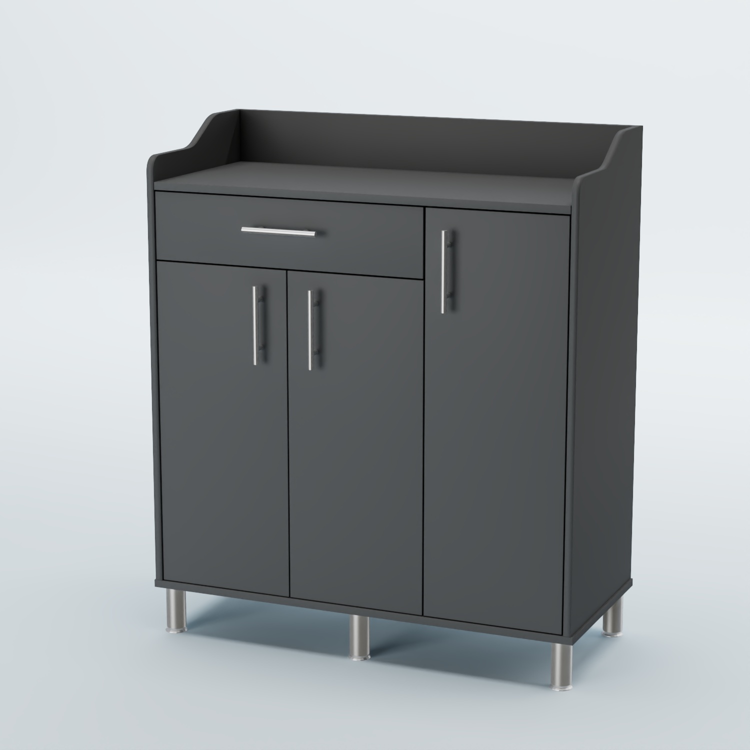 Стойка официанта "Бармен" №7-Н на ножках Темно-Серый