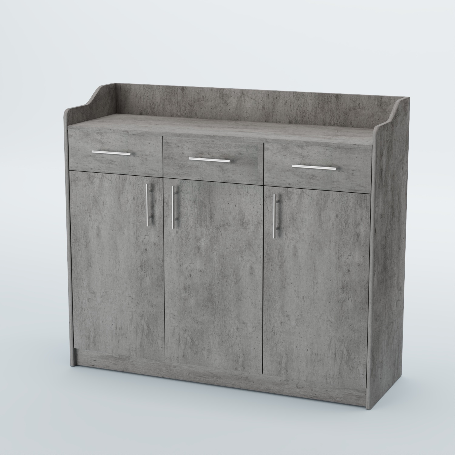 Стойка официанта "Бармен" №8 Бетон Чикаго светло-серый F186 ST9