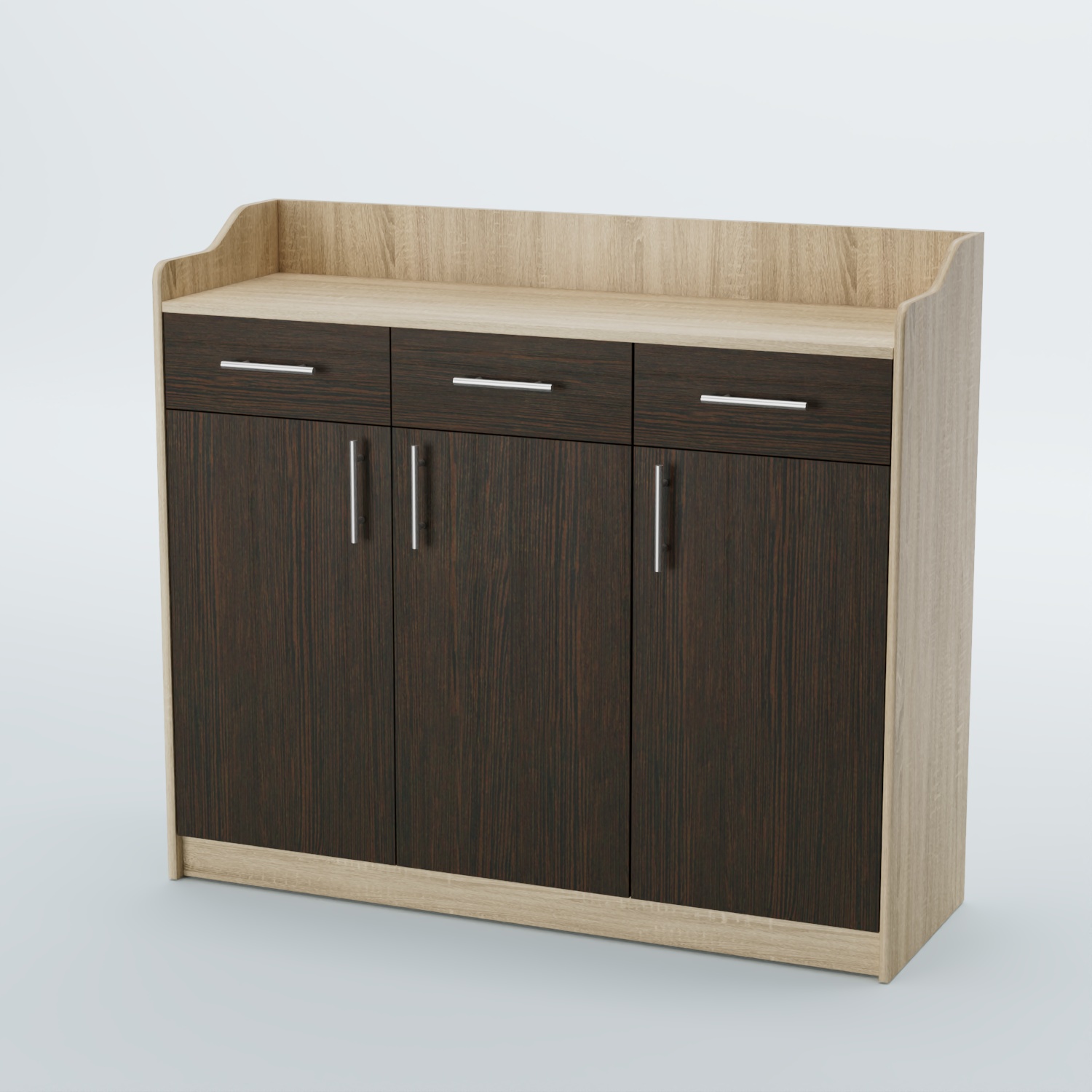 Стойка официанта "Бармен" №8 Дуб Сонома + Дуб Венге