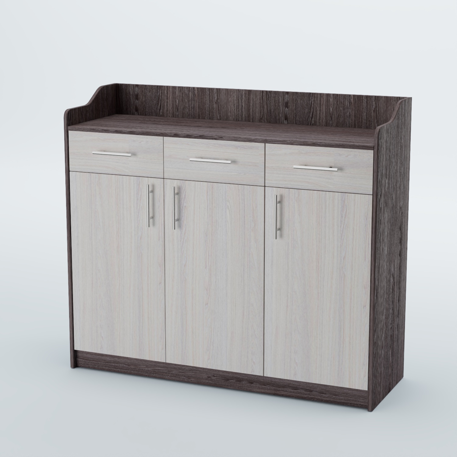 Стойка официанта "Бармен" №8 Ясень Анкор темный + Ясень Анкор светлый