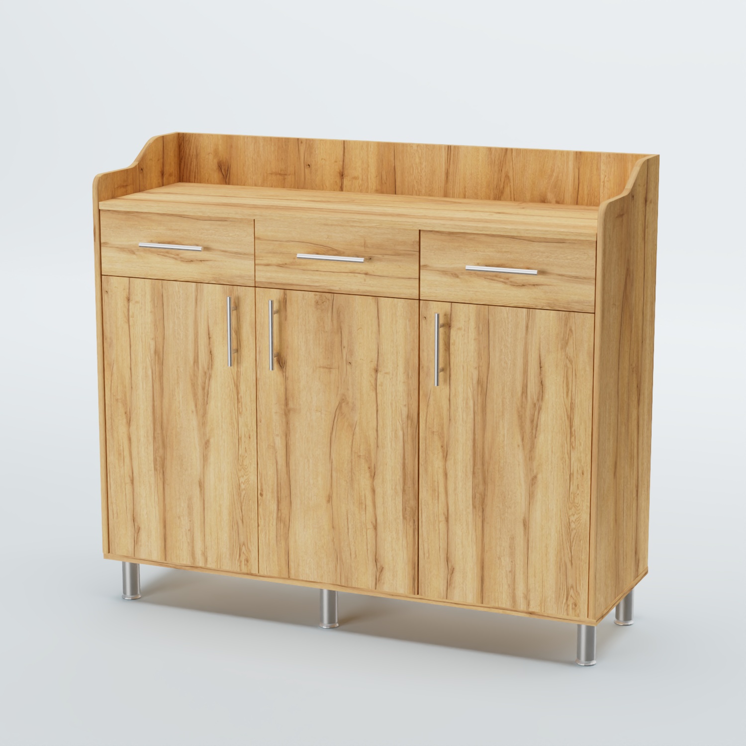 Стойка официанта "Бармен" №8-Н на ножках Дуб Золотистый