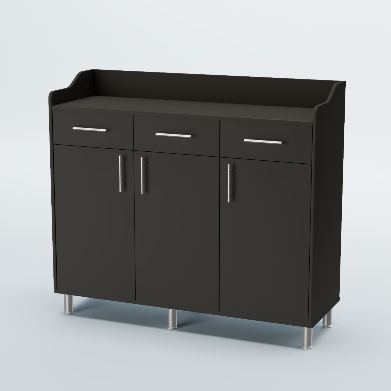 Стойка официанта "Бармен" №8-Н на ножках Черный