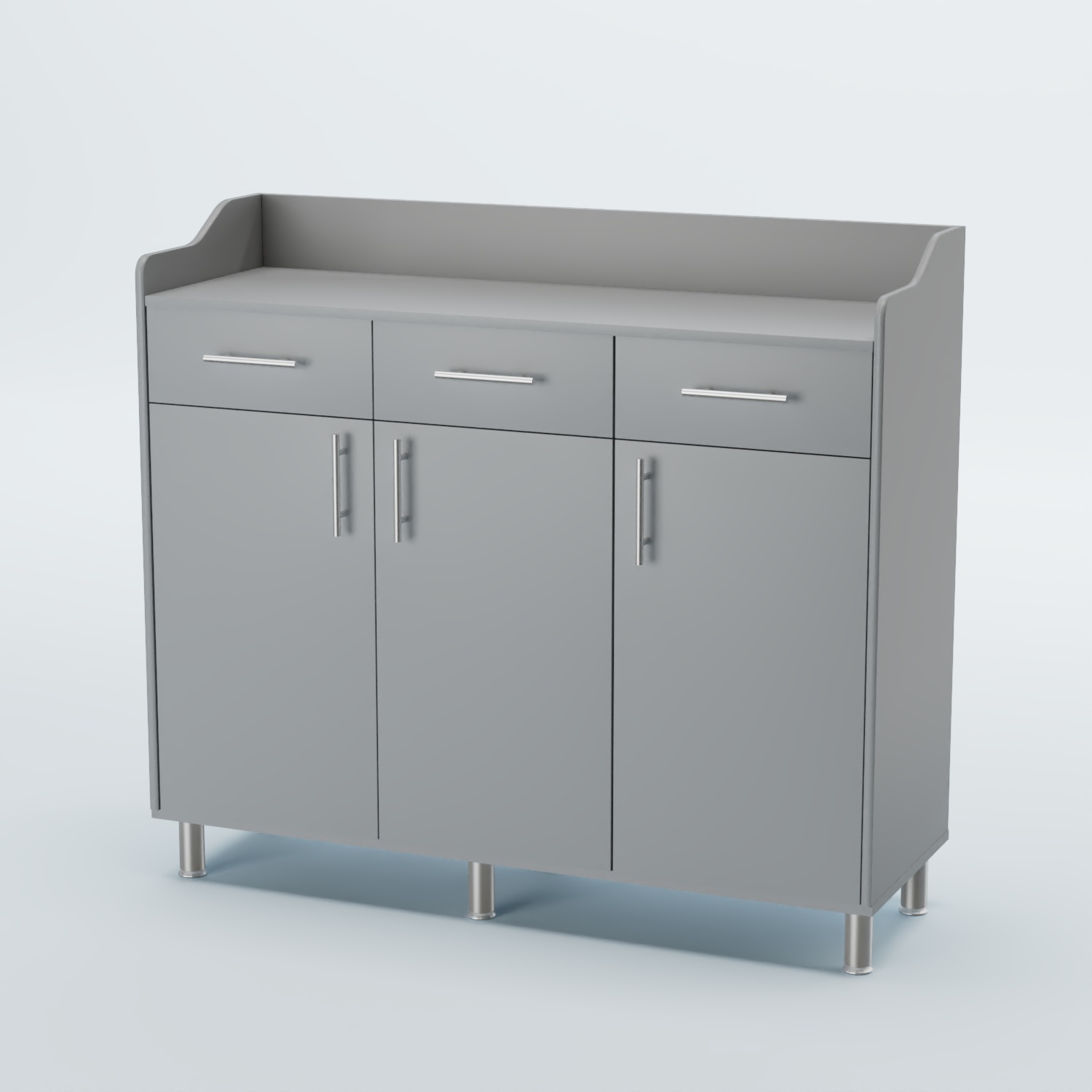 Стойка официанта "Бармен" №8-Н на ножках Серый