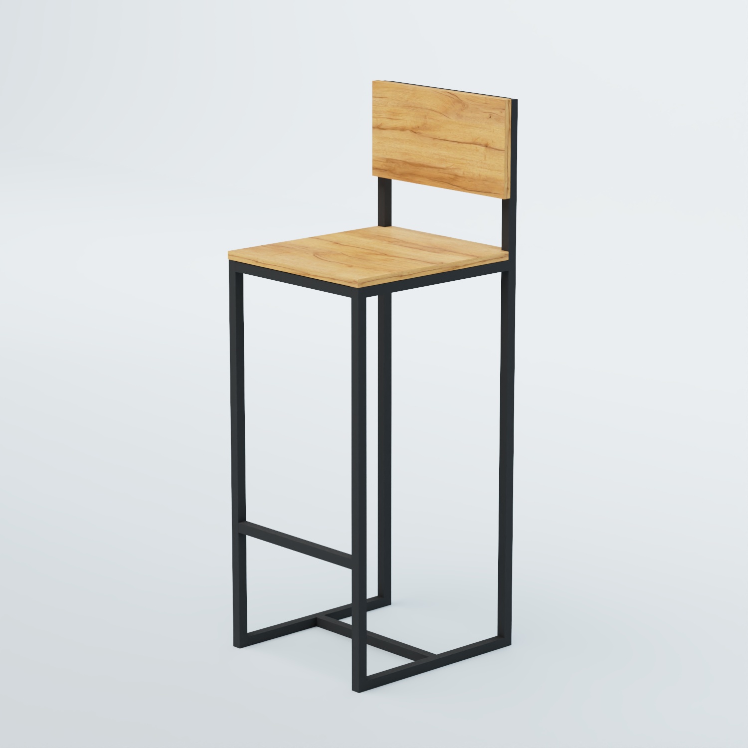 Барный стул "Кофе-брейк" №1 Дуб Золотистый