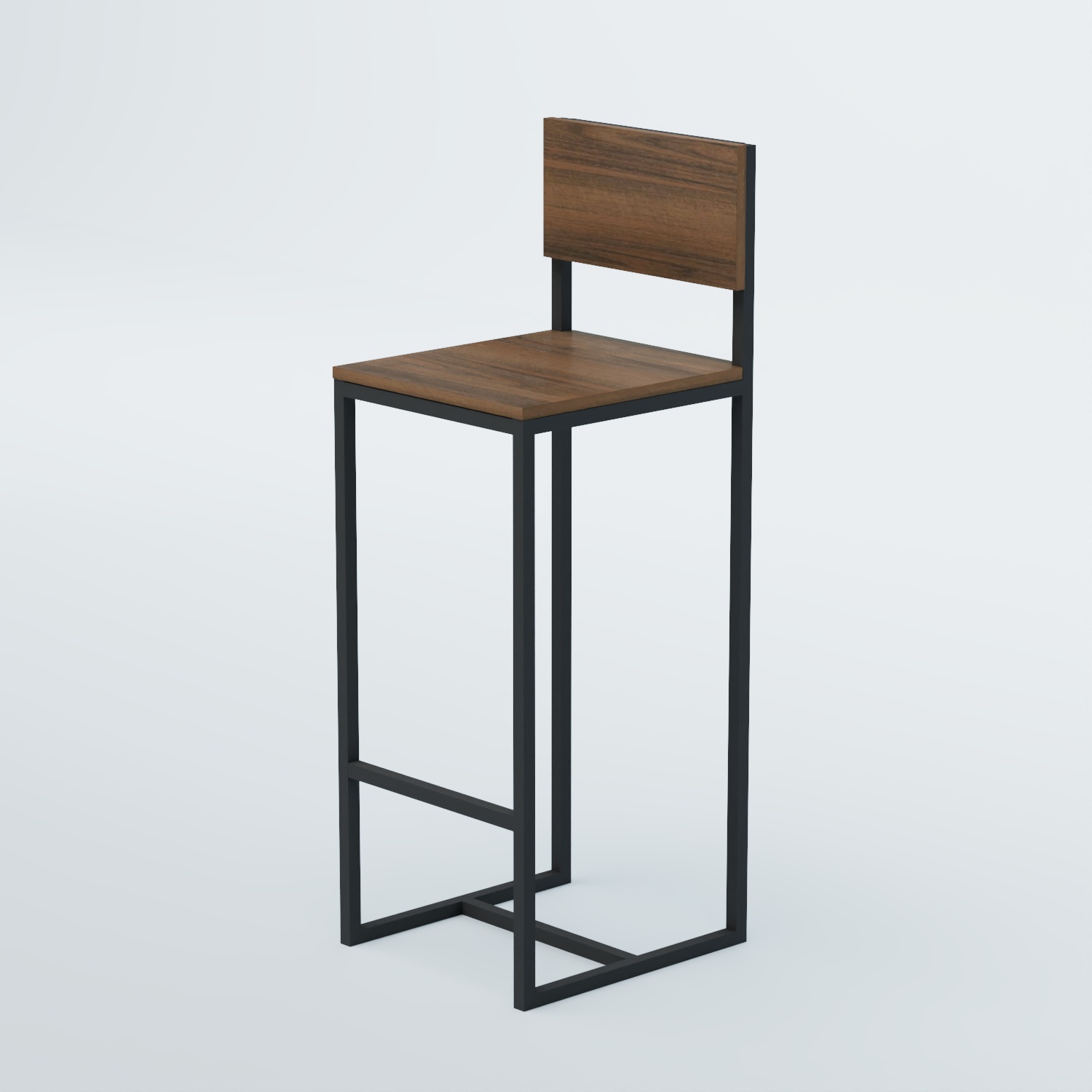 Барный стул "Кофе-брейк" №1 Орех