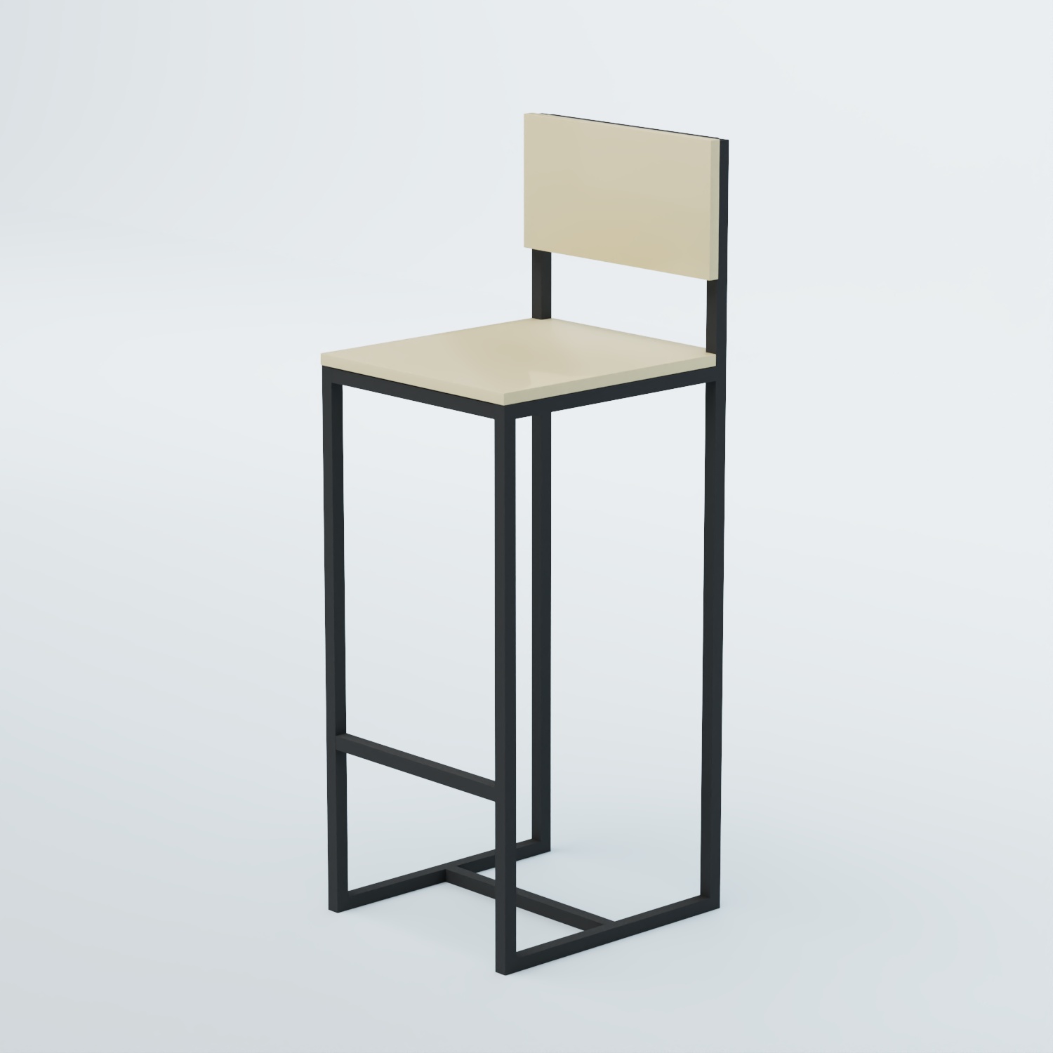 Барный стул "Кофе-брейк" №1 Крем Вайс