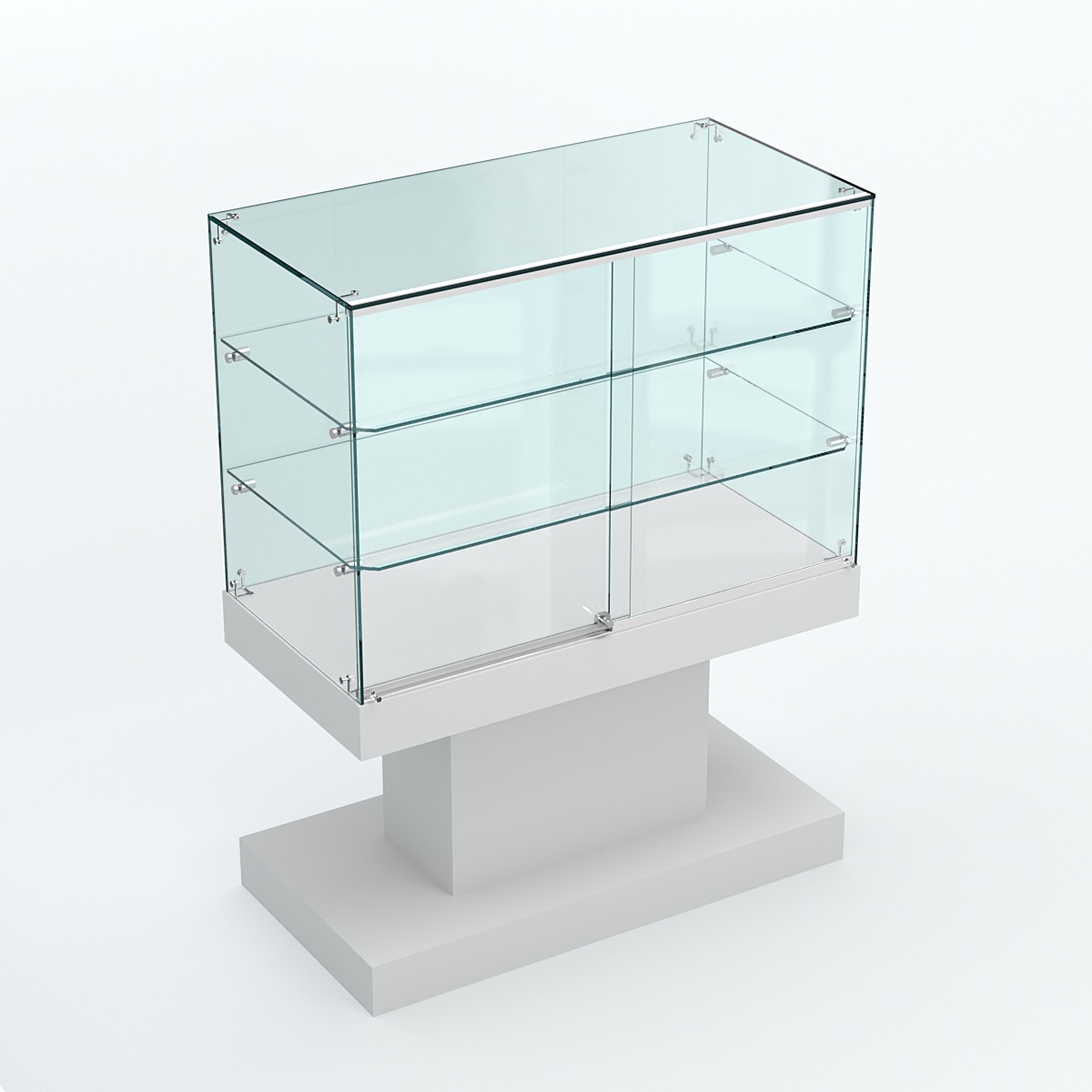 Островной прилавок №4 Белый