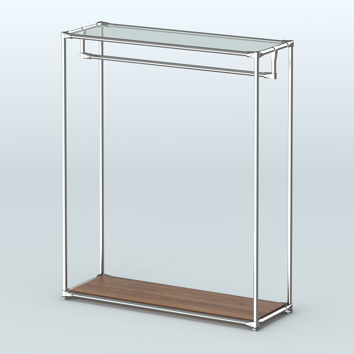 Островная торговая система ХРОМ 1200 мм №1 Орех