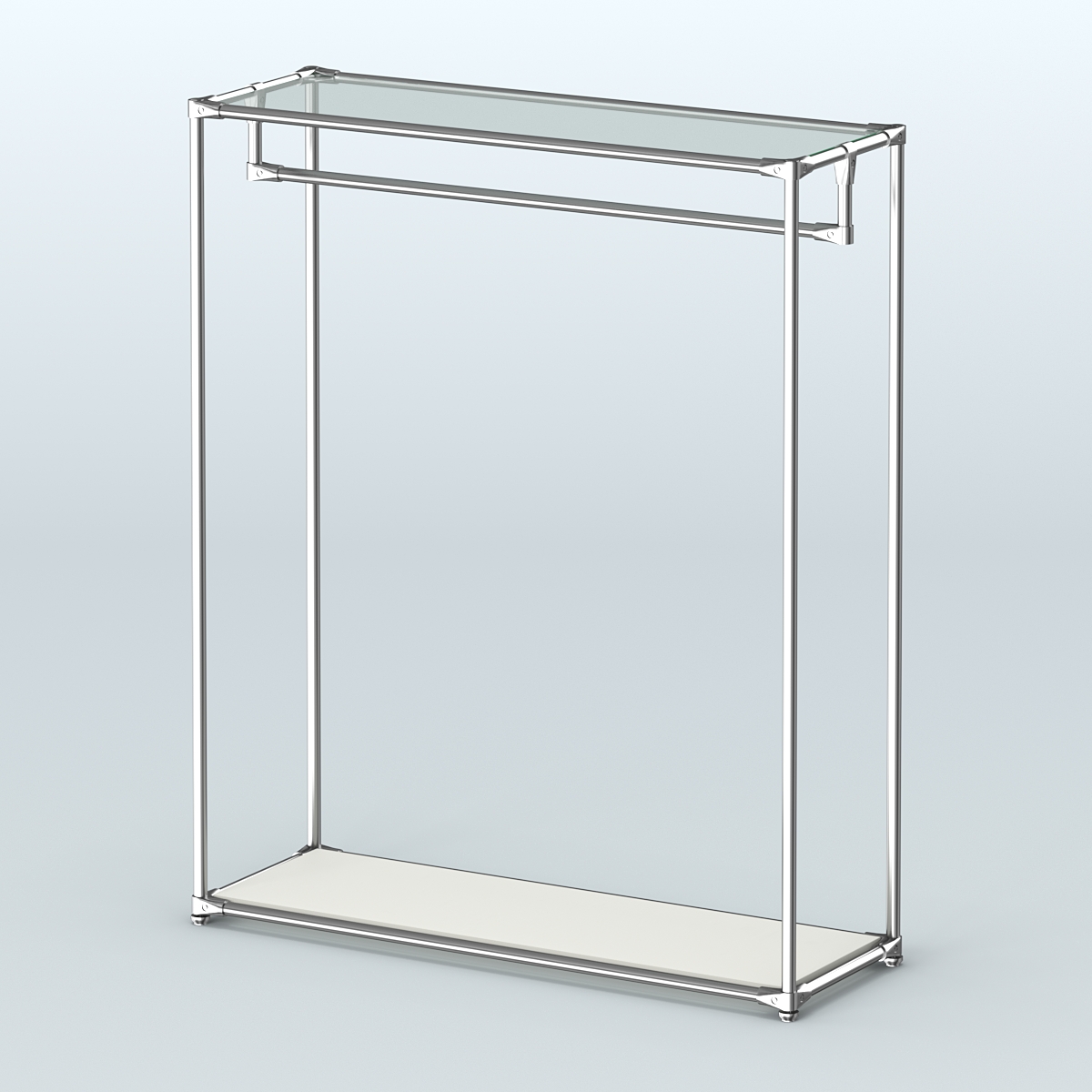 Островная торговая система ХРОМ 1200 мм №1 Белый