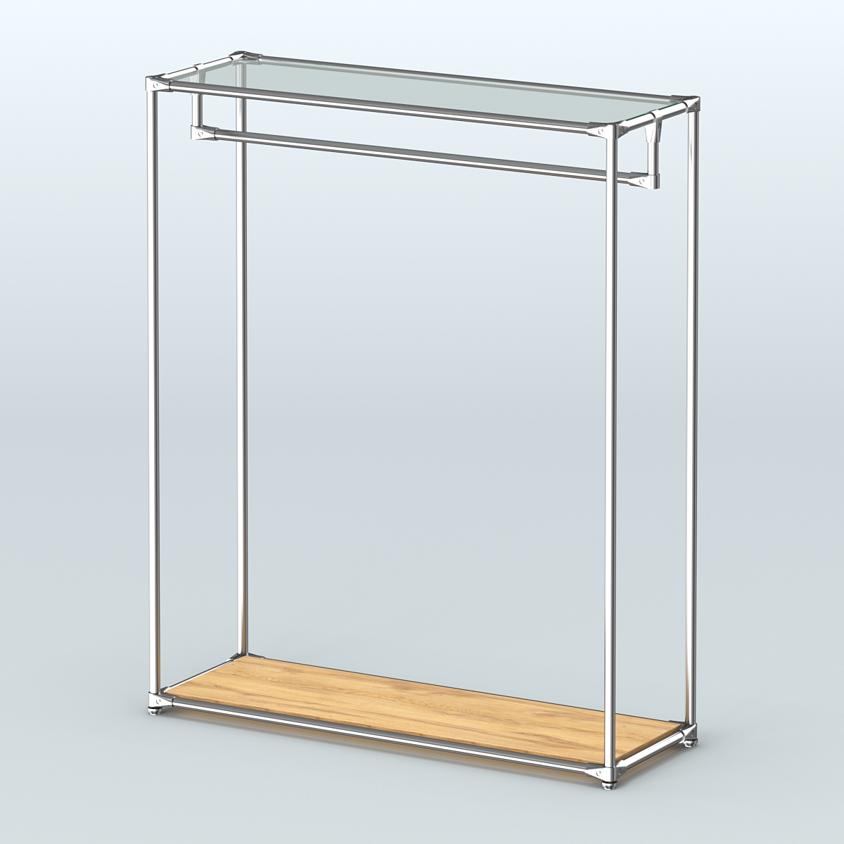 Островная торговая система ХРОМ 1200 мм №1 Дуб Золотистый