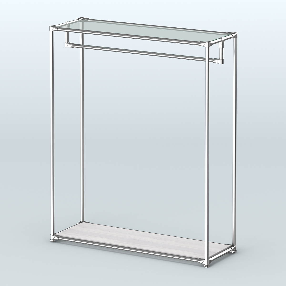 Островная торговая система ХРОМ 1200 мм №1 Ясень Анкор светлый