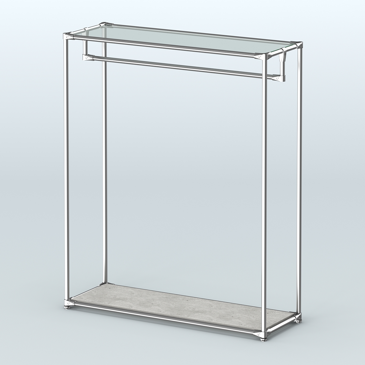 Островная торговая система ХРОМ 1200 мм №1 Метрополитан Грей