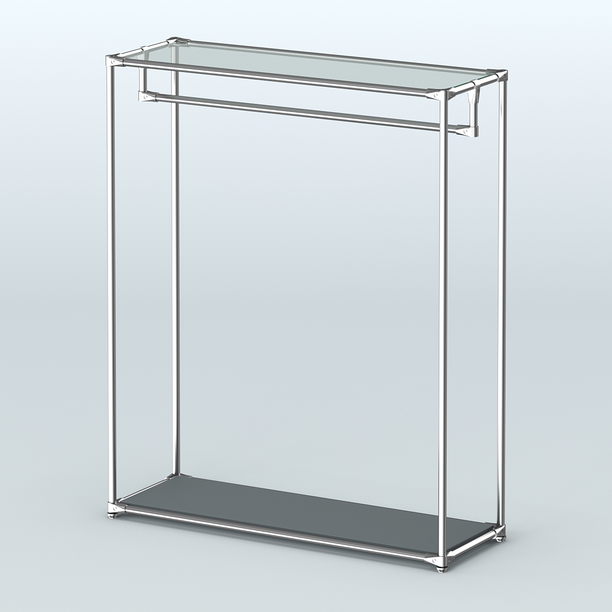 Островная торговая система ХРОМ 1200 мм №1 Темно-Серый