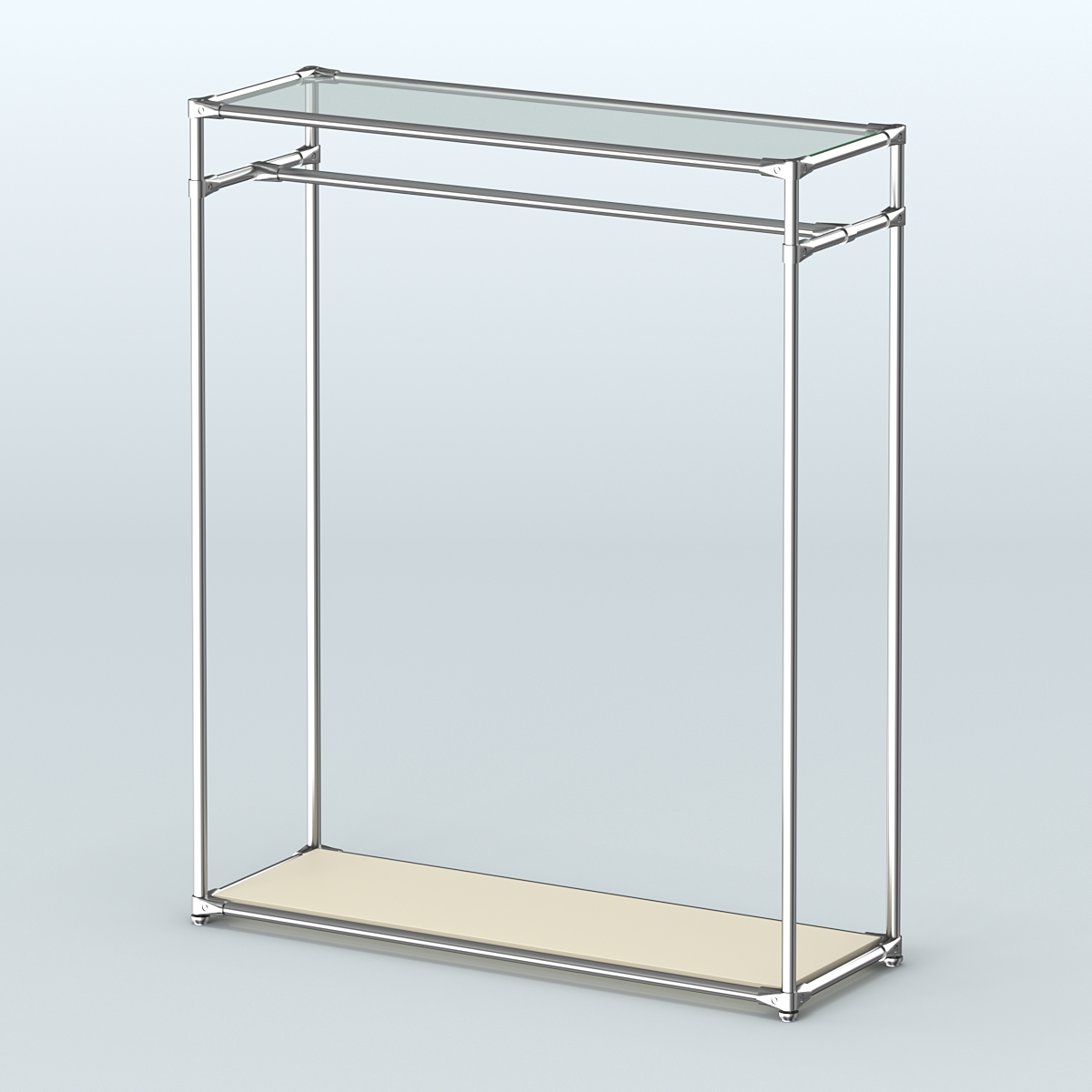 Островная торговая система ХРОМ 1200 мм №2 Крем Вайс