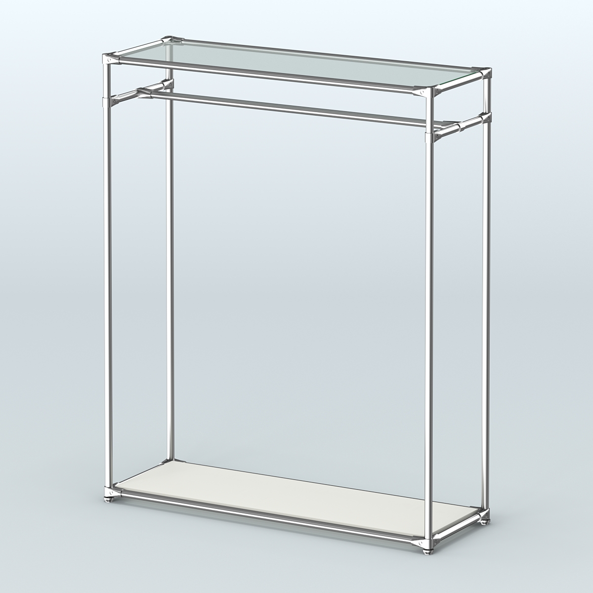 Островная торговая система ХРОМ 1200 мм №2 Белый