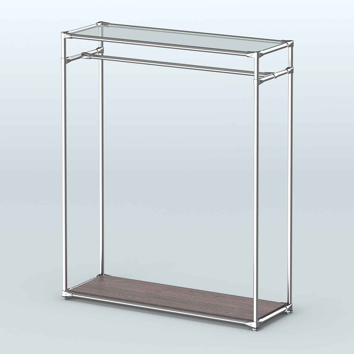 Островная торговая система ХРОМ 1200 мм №2 Ясень Анкор темный