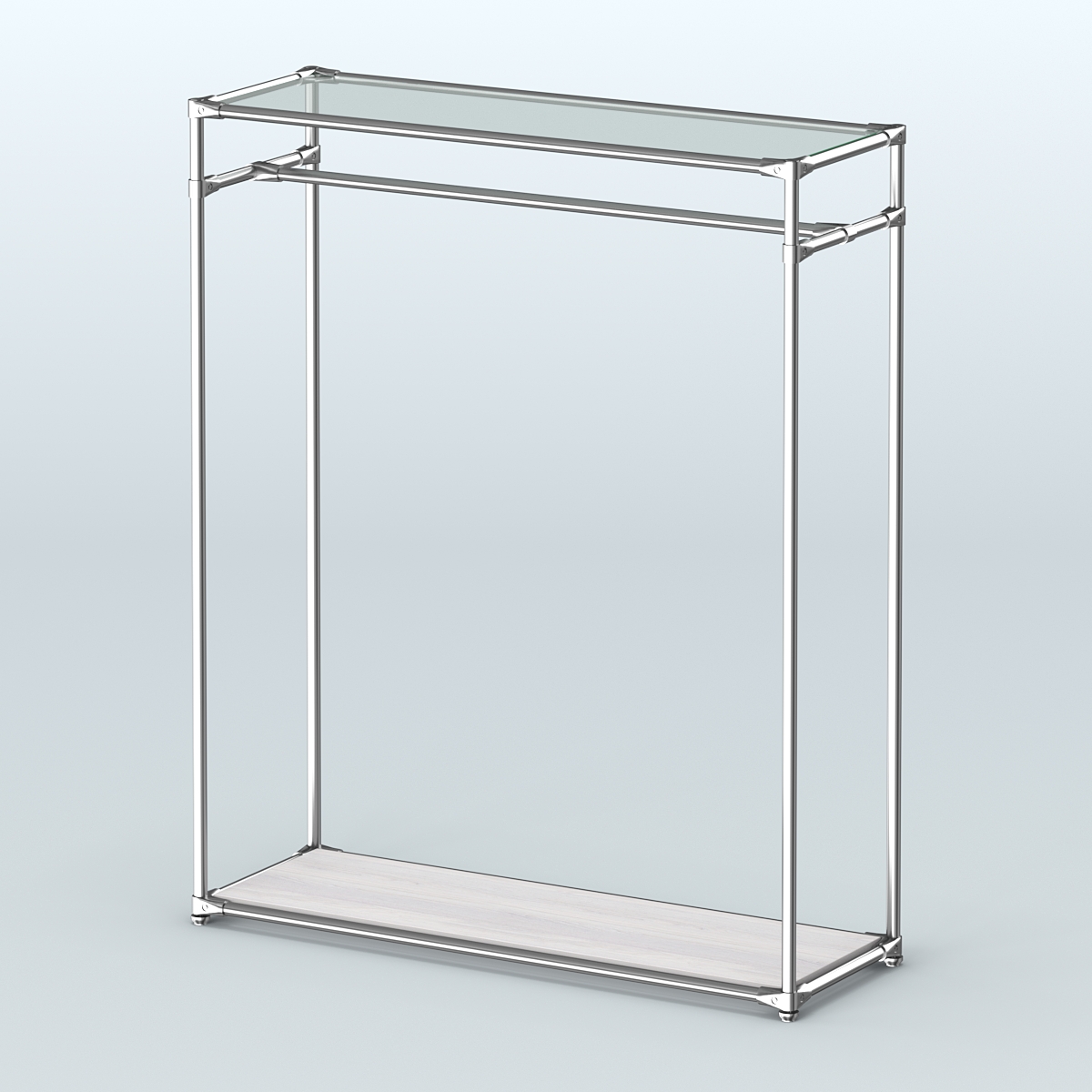 Островная торговая система ХРОМ 1200 мм №2 Ясень Анкор светлый