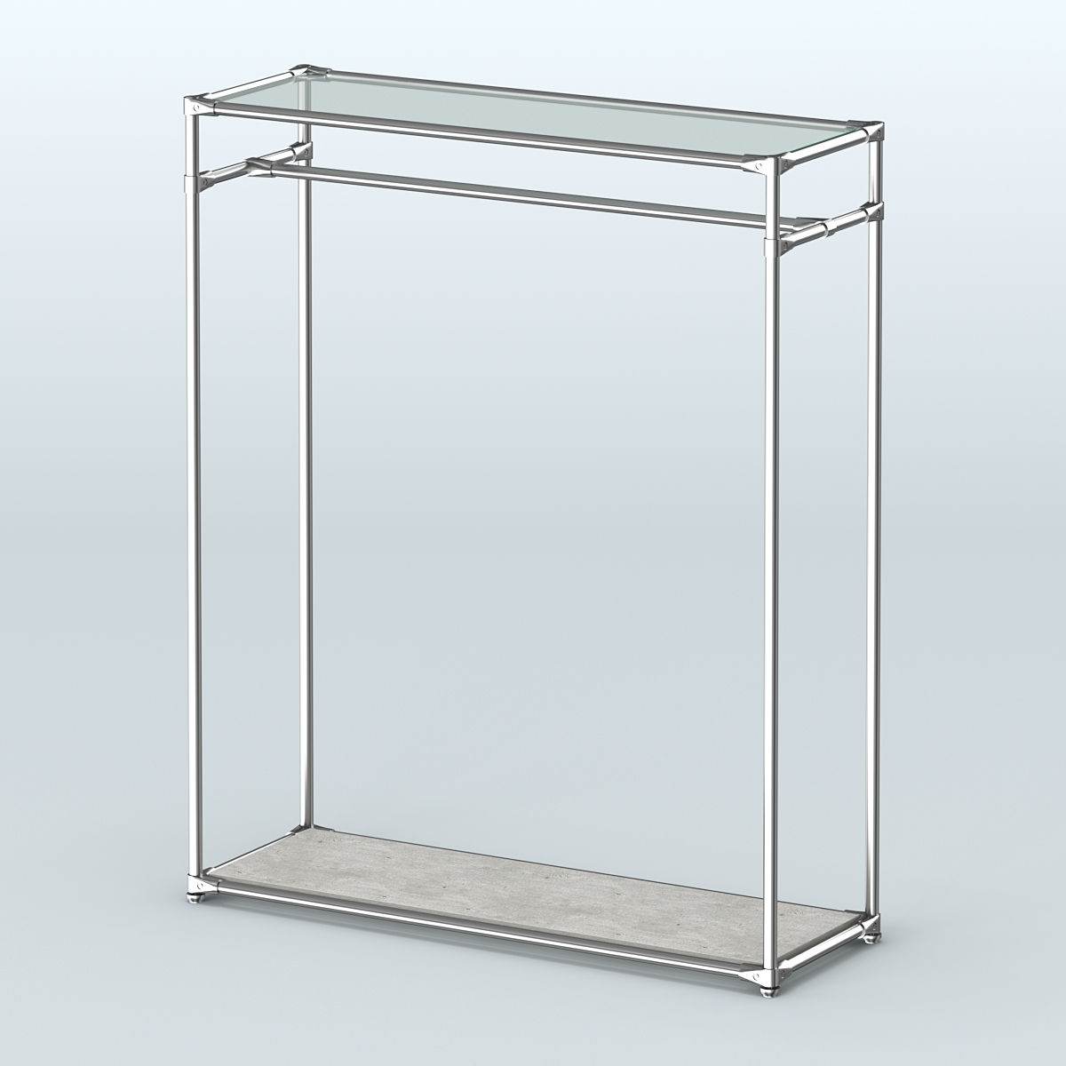 Островная торговая система ХРОМ 1200 мм №2 Метрополитан Грей