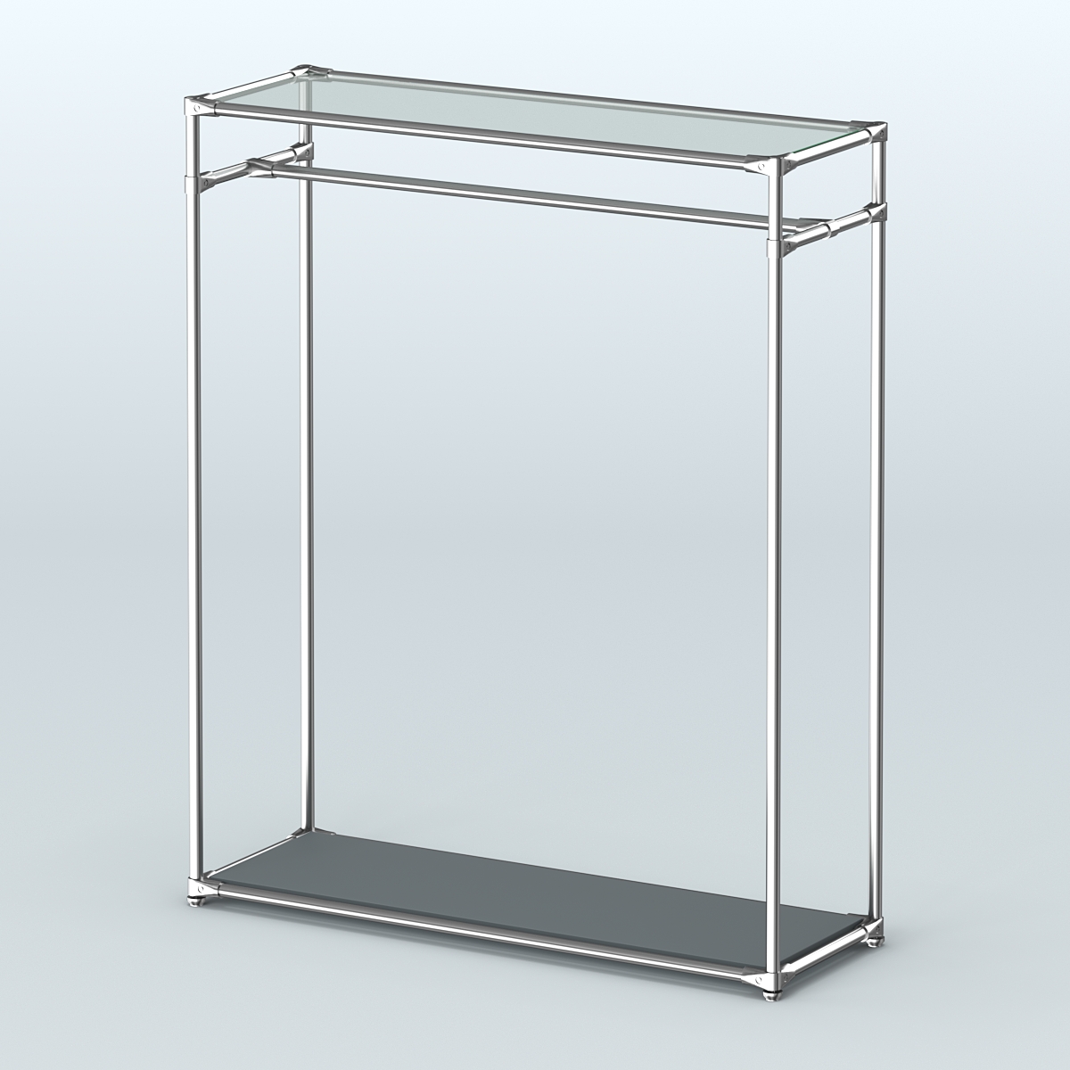 Островная торговая система ХРОМ 1200 мм №2 Темно-Серый