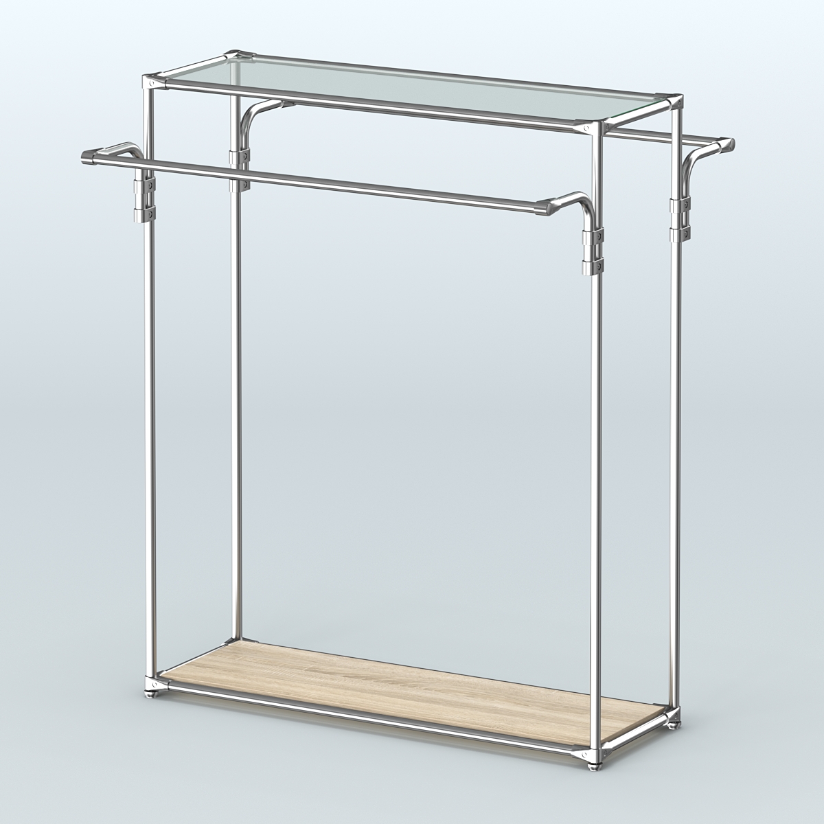 Островная торговая система ХРОМ 1200 мм №3 Дуб Сонома