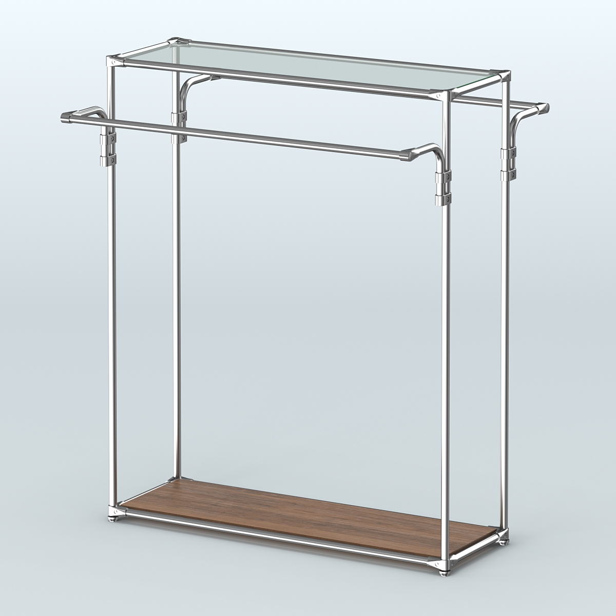 Островная торговая система ХРОМ 1200 мм №3 Орех