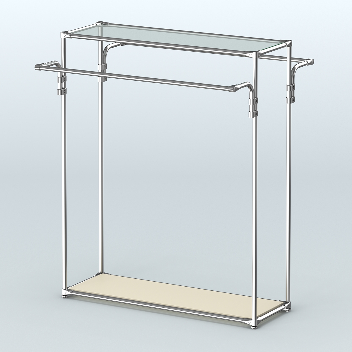 Островная торговая система ХРОМ 1200 мм №3 Крем Вайс