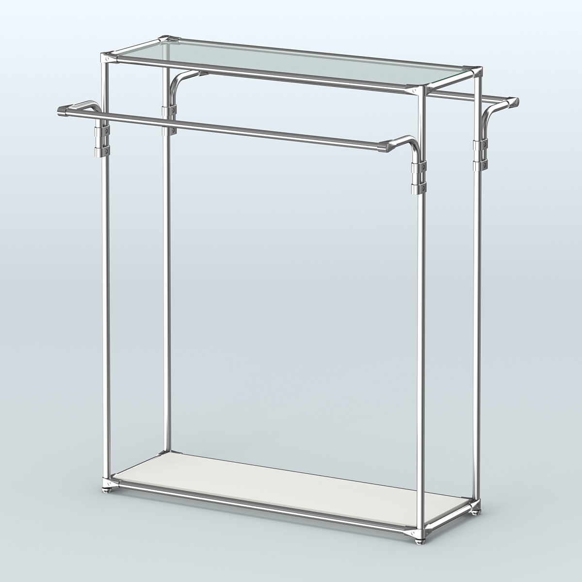 Островная торговая система ХРОМ 1200 мм №3 Белый