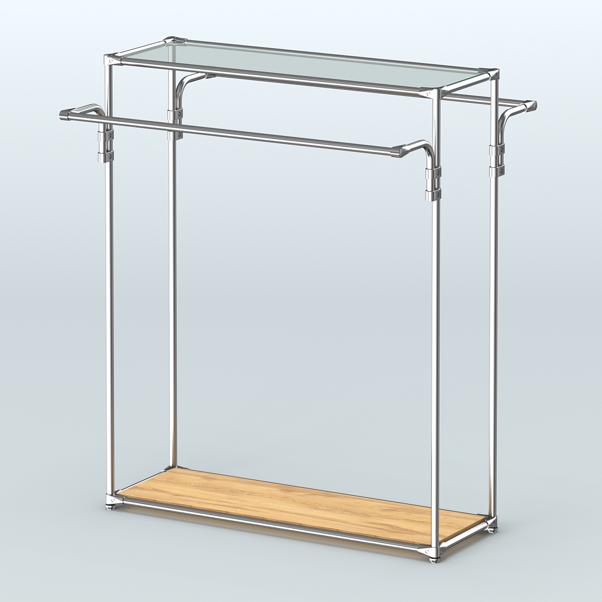Островная торговая система ХРОМ 1200 мм №3 Дуб Золотистый