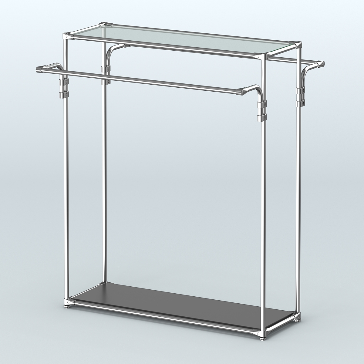 Островная торговая система ХРОМ 1200 мм №3 Черный