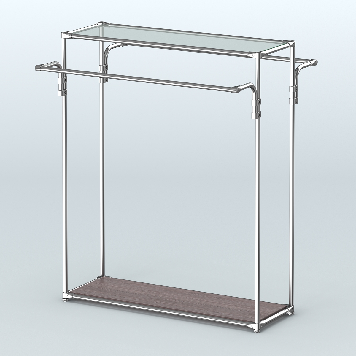 Островная торговая система ХРОМ 1200 мм №3 Ясень Анкор темный