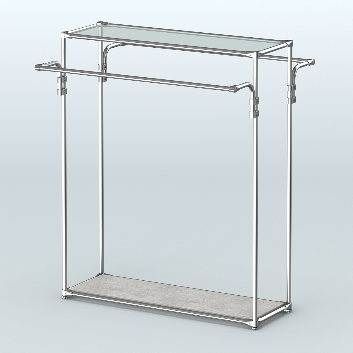 Островная торговая система ХРОМ 1200 мм №3 Метрополитан Грей