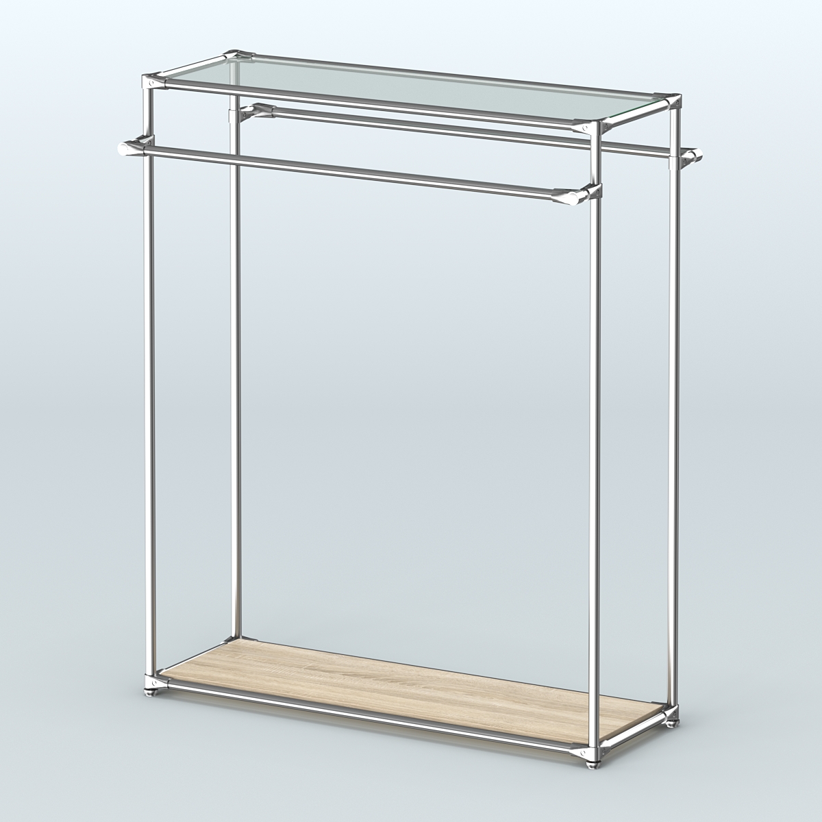Островная торговая система ХРОМ 1200 мм №4 Дуб Сонома