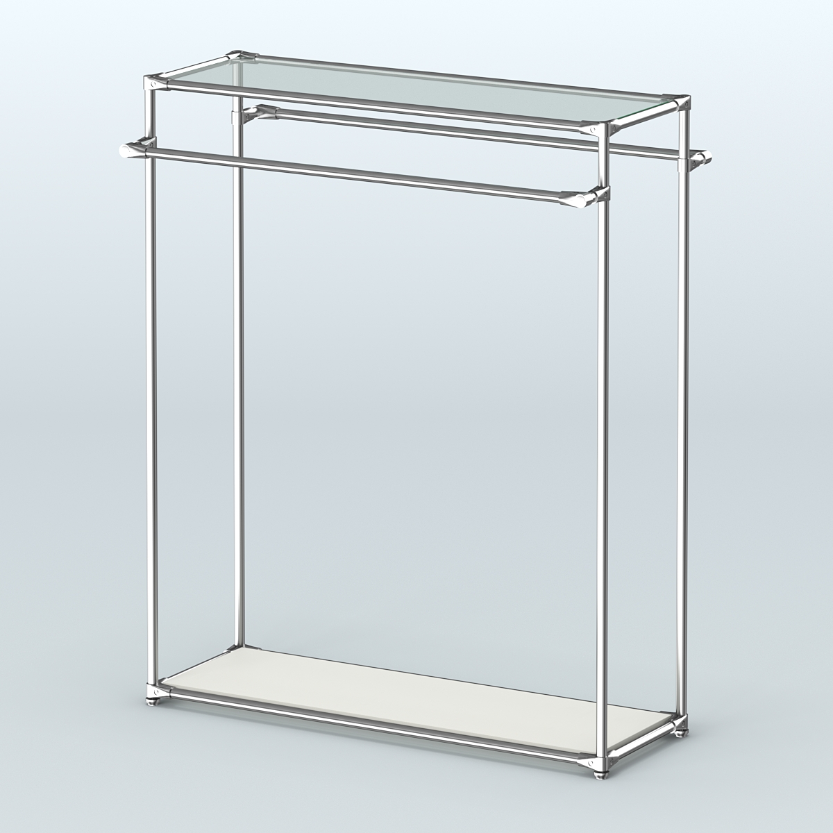 Островная торговая система ХРОМ 1200 мм №4 Белый