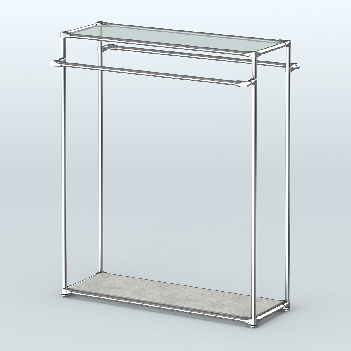 Островная торговая система ХРОМ 1200 мм №4 Метрополитан Грей