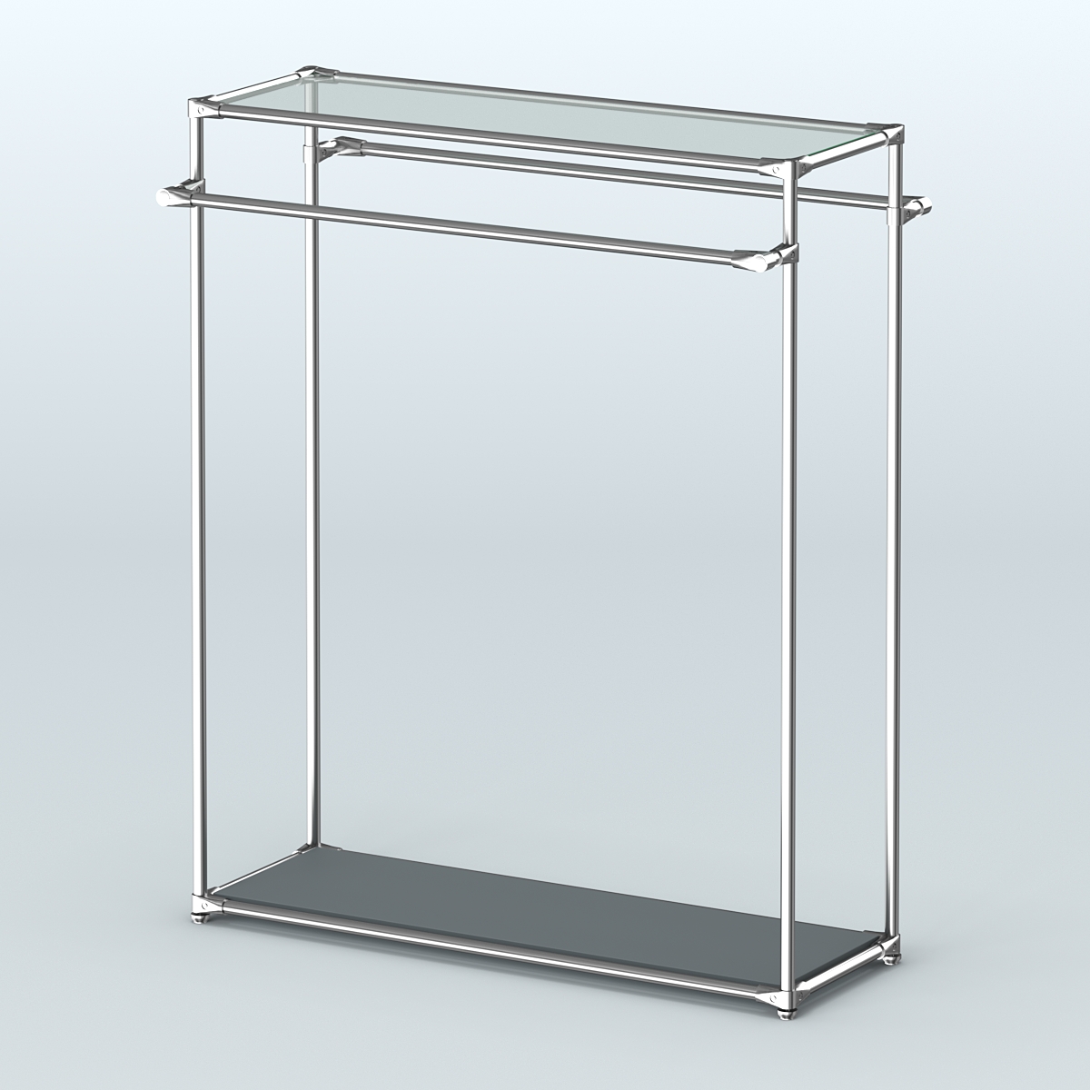 Островная торговая система ХРОМ 1200 мм №4 Темно-Серый