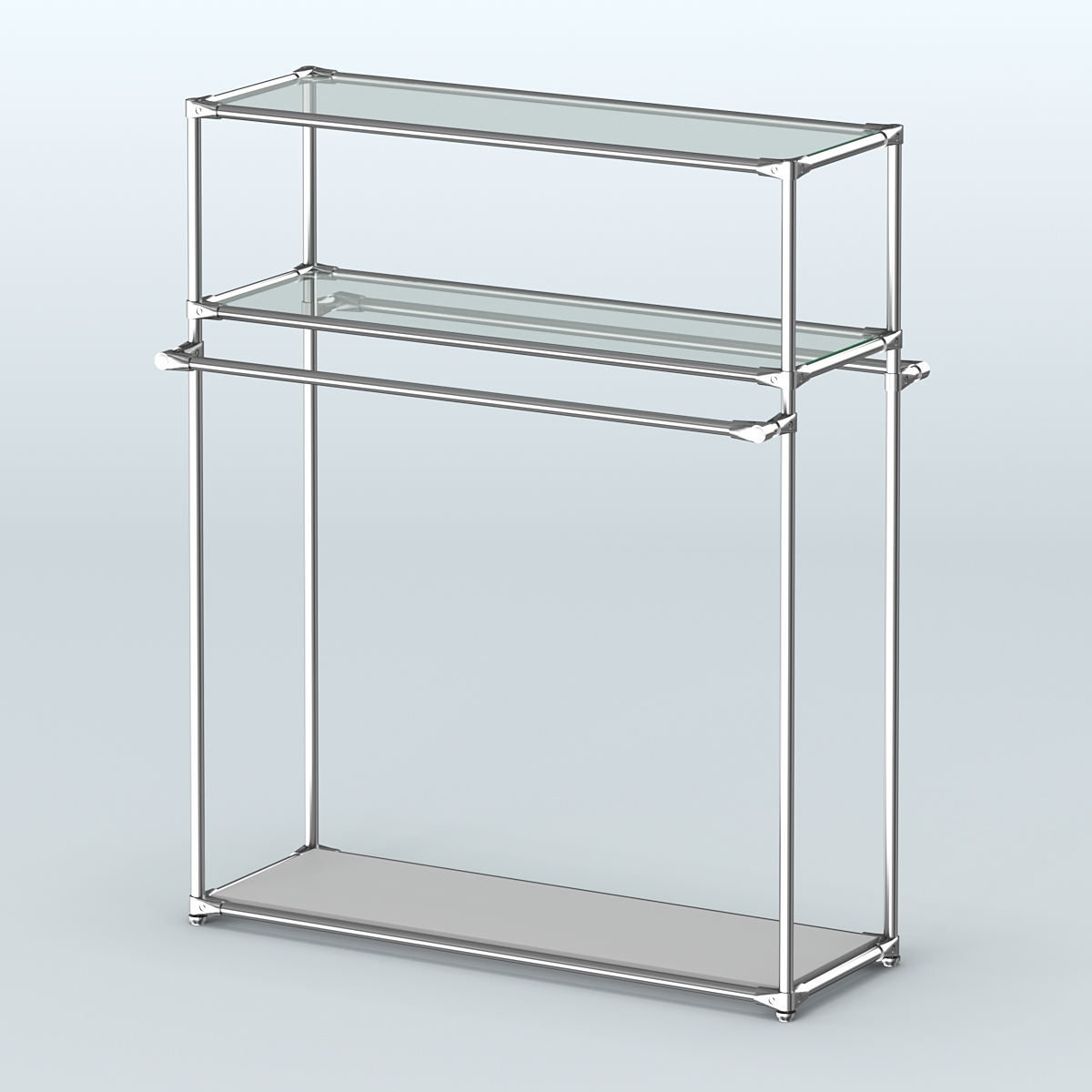 Островная торговая система ХРОМ 1200 мм №6 Серый