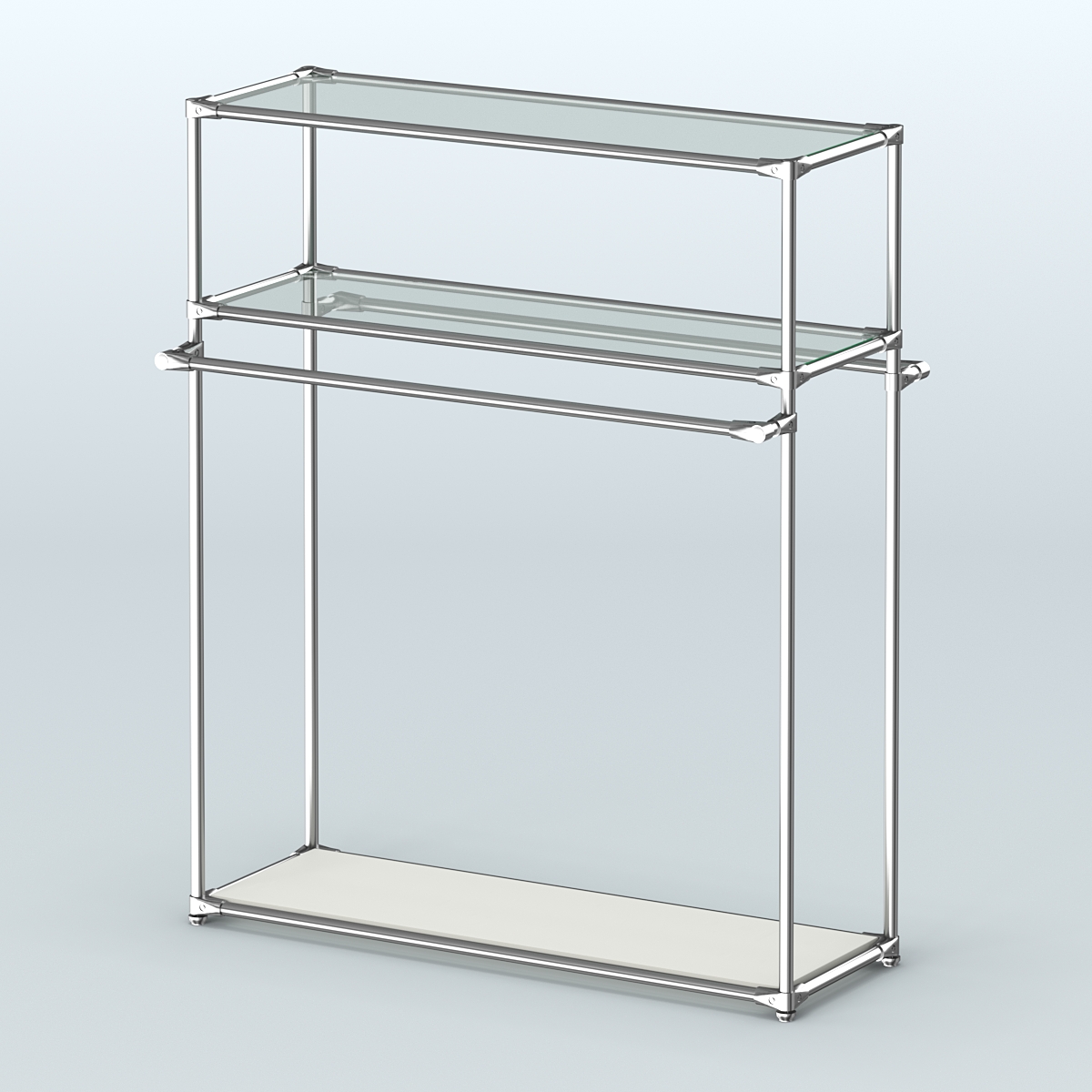 Островная торговая система ХРОМ 1200 мм №6 Белый