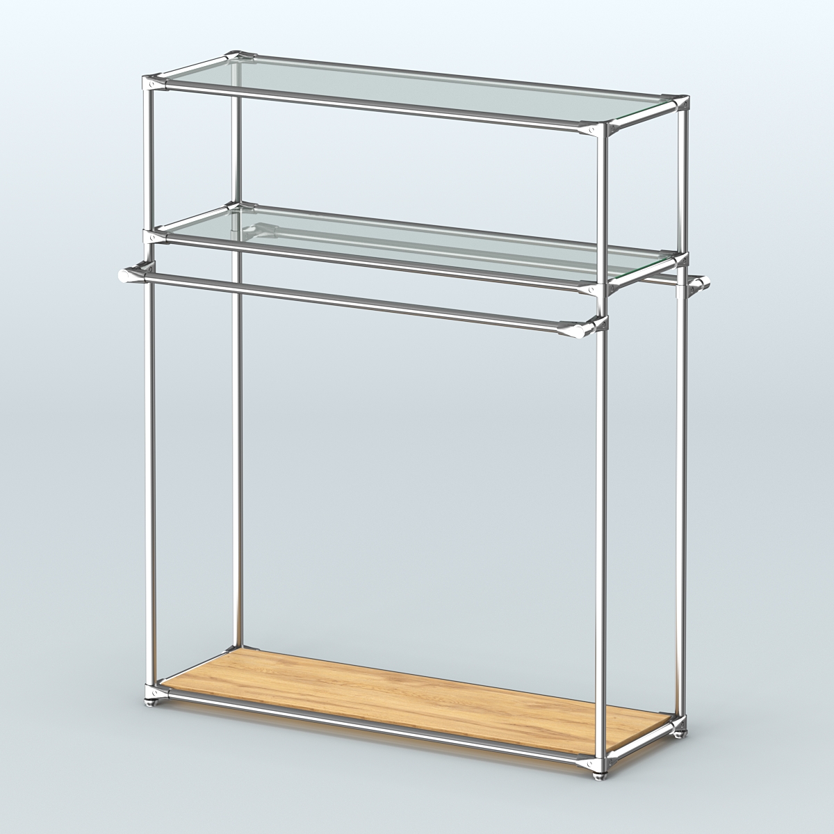 Островная торговая система ХРОМ 1200 мм №6 Дуб Золотистый