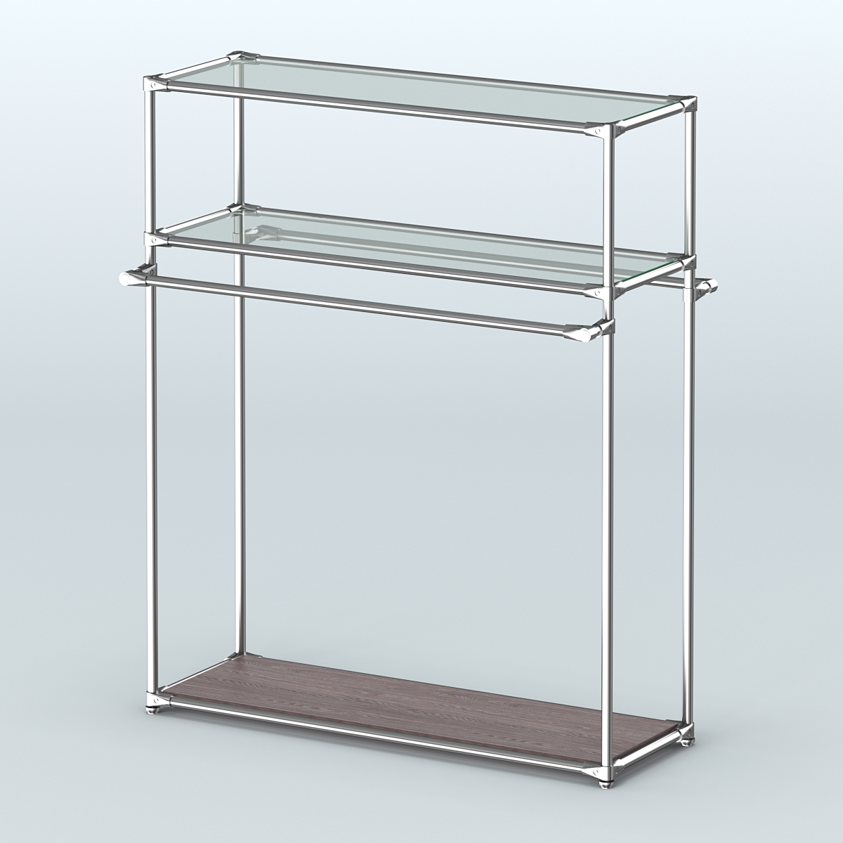 Островная торговая система ХРОМ 1200 мм №6 Ясень Анкор темный