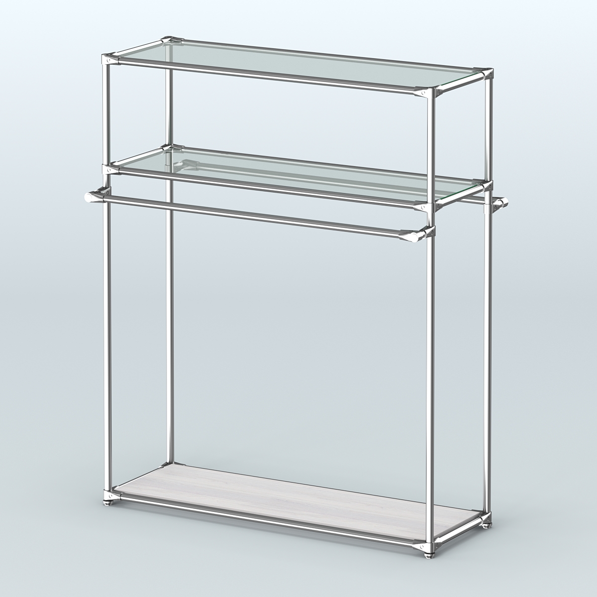 Островная торговая система ХРОМ 1200 мм №6 Ясень Анкор светлый